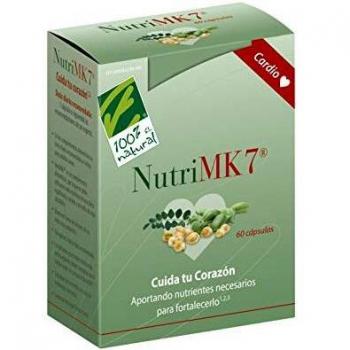 100% Natural Nutrimk7 Cardio Vitamina K2 Blister 60 Capsulas