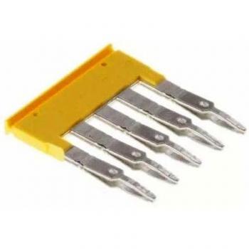 Conector Transversal Weidmüller ZQV 2.5/5 Amarillo, Caja de 20 unidades