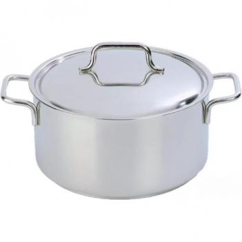 Olla Demeyere Apollo 7 de Acero Inoxidable con Tapa, 4L, 22 cm