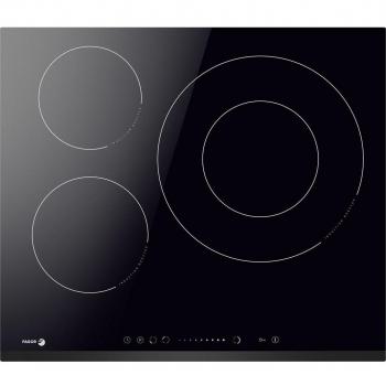 Placa de Inducción Fagor 3IF355BS de 60 cm con 3 Zonas de Cocción, Potencia Total 7200 W