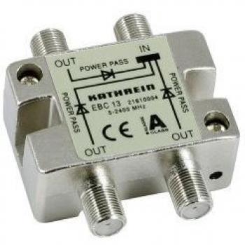 Distribuidor SAT Kathrein EBC 13 3 vías con Diodos, 5-2400 MHz