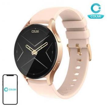 Colmi i28 Ultra Gold Smartwatch with AMOLED Display, AI Da-GPT Integration, Bluetooth Calling, and Muslim Prayer Features