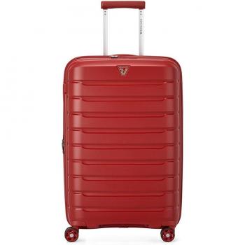 Trolley Mediano Rígido Expandible Roncato B-Flying 67 cm Rojo con TSA y 4 Ruedas