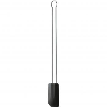Rösle 26 cm Silicone and Stainless Steel Spatula, Dishwasher Safe, Black