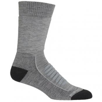 Icebreaker Calcetines Hike+ Heavy Crew Merino Hombre Gris Claro