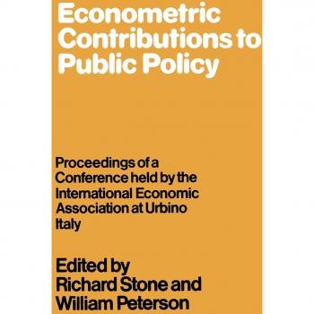 Econometric Contributions to Public Policy: Proceedings of a Conference held by the International Economic Association at Urbino, Italy