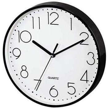 Hama Reloj de Pared, Negro, 26.5x23.5x4.5 cm