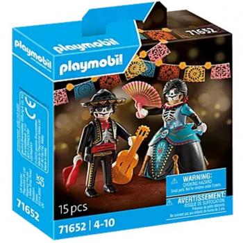 Playmobil Día de los Muertos - Juego de construcción, temática cultural mexicana, incluye figuras y elementos representativos del Día de los Muertos, diseñado para estimular la creatividad y el juego imaginativo, adecuado para niños a partir de 4 a?