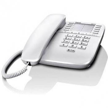 Gigaset DA510 - Teléfono de sobremesa o pared, blanco