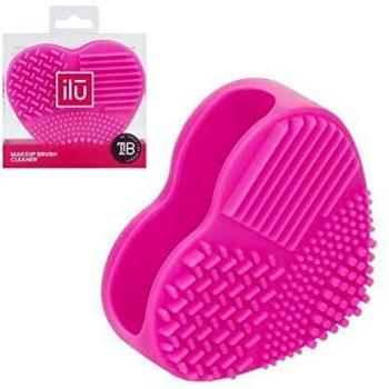Ilū Heart Silicone Makeup Brush Cleaner Pink