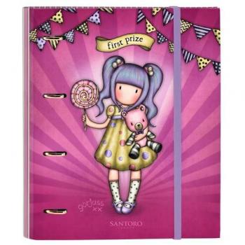 Carpeta Gorjuss Fairground 'First Prize' 4 Anillas de 30mm con Recambio - Safta