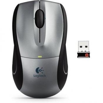 Logitech M505 - Ratón láser inalámbrico, 2,4 Ghz, plata
