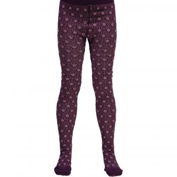 NAME IT - Medias - para niña Prune Purple 134-140 cm