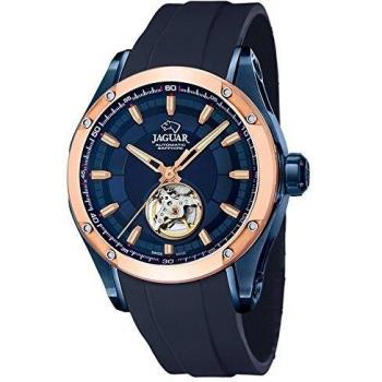 Reloj Jaguar J812/1 Automatic Collection para Hombre con Caja de Acero Inoxidable 316L y Correa de Caucho Azul