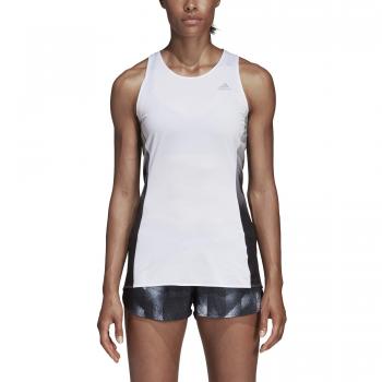 adidas Sub 2 Singlet W Camiseta sin Mangas, Mujer, White, M