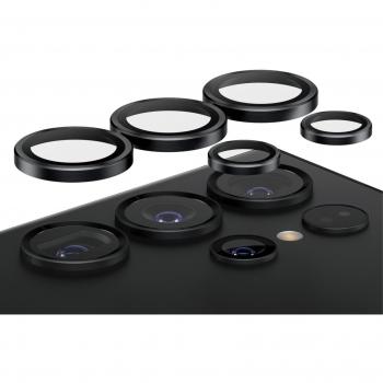 Protector de lente de cámara PanzerGlass Hoops para Samsung Galaxy S24 Ultra - Negro, 1 pieza