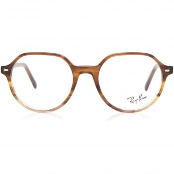 Ray-Ban RX 5395 Thalia Gafas Graduadas para Hombre Modelo 8253, Color Marrón, Tamaño 51