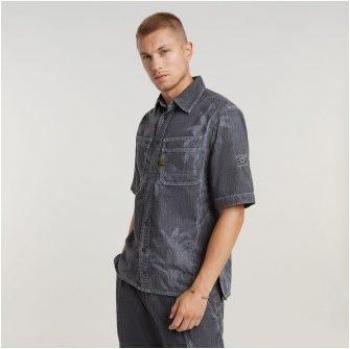 Camisa Slanted Double Regular gris G-Star