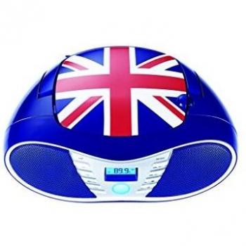 Bigben CD58GB Radio CD MP3 Digital 2W Portátil Azul Reino Unido
