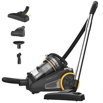 Aspirador Trineo Newlux InfinityPower V4500 con Depósito 3L, Petfriend, Cepillo Rotativo de Animales, Potente (20Kpa), Sistema Ciclónico, Filtro HEPA 13,