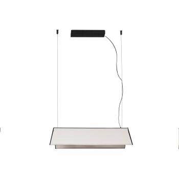 Lámpara colgante LED de superficie Ludovico 60 cm blanco