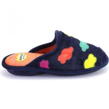 Zapatillas de casa de mujer COSDAM 4500 azul marino