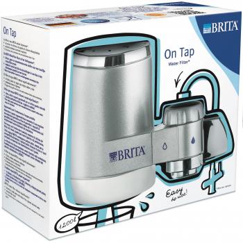 Brita On Tap - Filtro de Agua para Grifo, Color Plateado