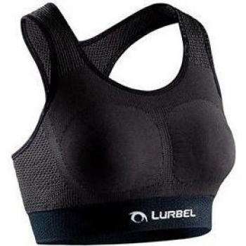 Sujetador de running Lurbel Cristallo para mujer en color negro