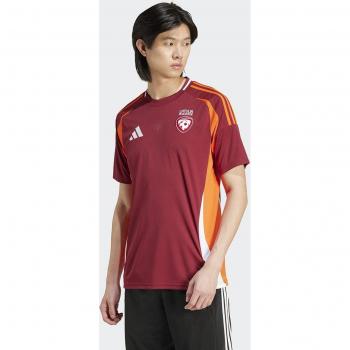adidas Latvia Home Shirt 2024 Adults - Male - Burgundy - M
