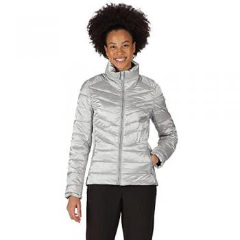 Blazer Textil Regatta Rwn235-Fce para mujer en color gris, chaqueta outdoor Regatta Keava II, abrigo térmico acolchado Regatta Keava II para mujer en Marl de Plata talla 40