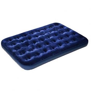 Colchón Inflable Doble McKinley Velour con Bomba - Azul - Unisex