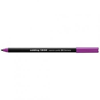 edding 1300 rotulador de color de trazo medio - violeta claro - 1 rotulador - punta redondeada 2 mm - rotulador para dibujar y escribir - rotulador para el colegio, mandalas, Bullet Journals