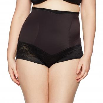 Maidenform Shapewear Hi-Waist Brief, Camiseta Moldeadora para Mujer, Negro