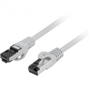 Latiguillo LANBERG CAT.8.1 S/FTP LSZH CU 0,5m Gris