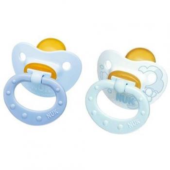Chupetes de Látex Classic R&B 0-6 meses Azul - 2 Unidades