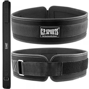 C.P. Sports Trainingsgürtel Nylon - Cinturón con peso, color negro, talla 2XL