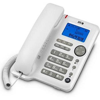 SPC Office ID teléfono fijo con 3 memorias directas, identificación de llamadas y manos libres.