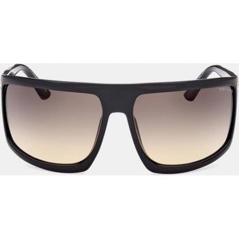 Tom Ford Unisex Wraparound Black Acetate Sunglasses