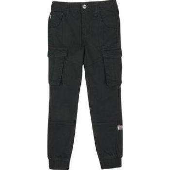 Name It Boys' Cargo Pants with Pockets, Model NKMRYAN CARGO R TWI Pant 2222-BA, Regular Fit, Black