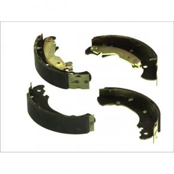 Juego de zapatas de freno ABE C0F013ABE, tipo: zapatas de freno, características: incluye un conjunto completo de zapatas para el sistema de frenos, fabricadas con materiales de alta calidad para garantizar una larga