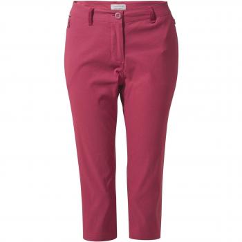 Craghoppers Kiwi Pro Crop para Mujer, Mujer, Color Amalfi Rose, tamaño 10