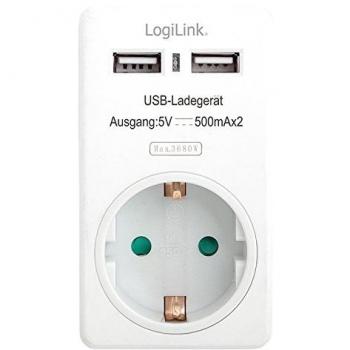 Adaptador de enchufe USB LogiLink PA0057