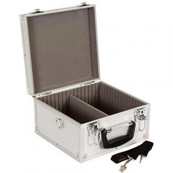 Caja organizadora para 40 CDs - Perel - 280 x 268 x 160 mm - Almacenamiento y protección