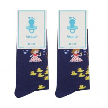 Calcetines Pepe Pinreles Patitos de Feria Pinrelitos Azul Marino
