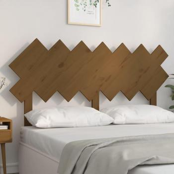 Cabecero para cama ámbar 141x3x80,5 cm madera maciza de pino