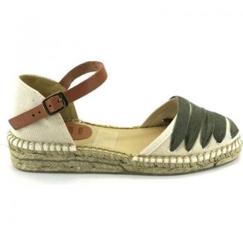 Alpargatas de mujer SALVI 102-002 kaki 524