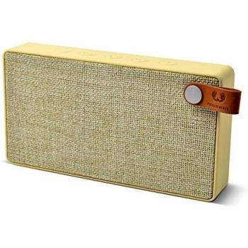 Fresh'N Rebel Rockbox Slice - Altavoz portátil con Bluetooth, color amarillo