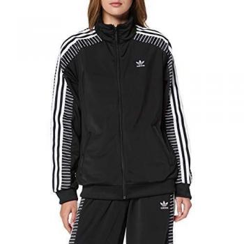 Adidas Track Top Sweatshirt, Mujer, Black, 44