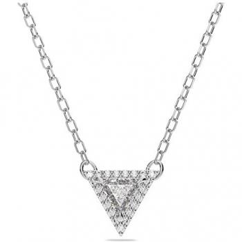 Swarovski Ortyx Triangle Cut White Rhodium Plated Necklace