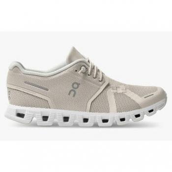 On Cloud 5 Women's Sneakers - Beige/Gray, Size 36
